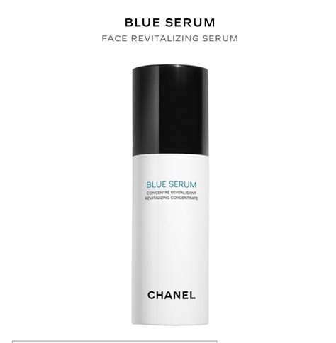 anti aging chanel serum|blue serum by Chanel reviews.